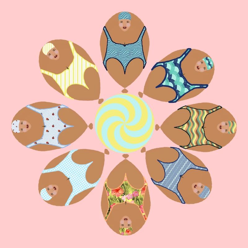Synchrones Schwimmen