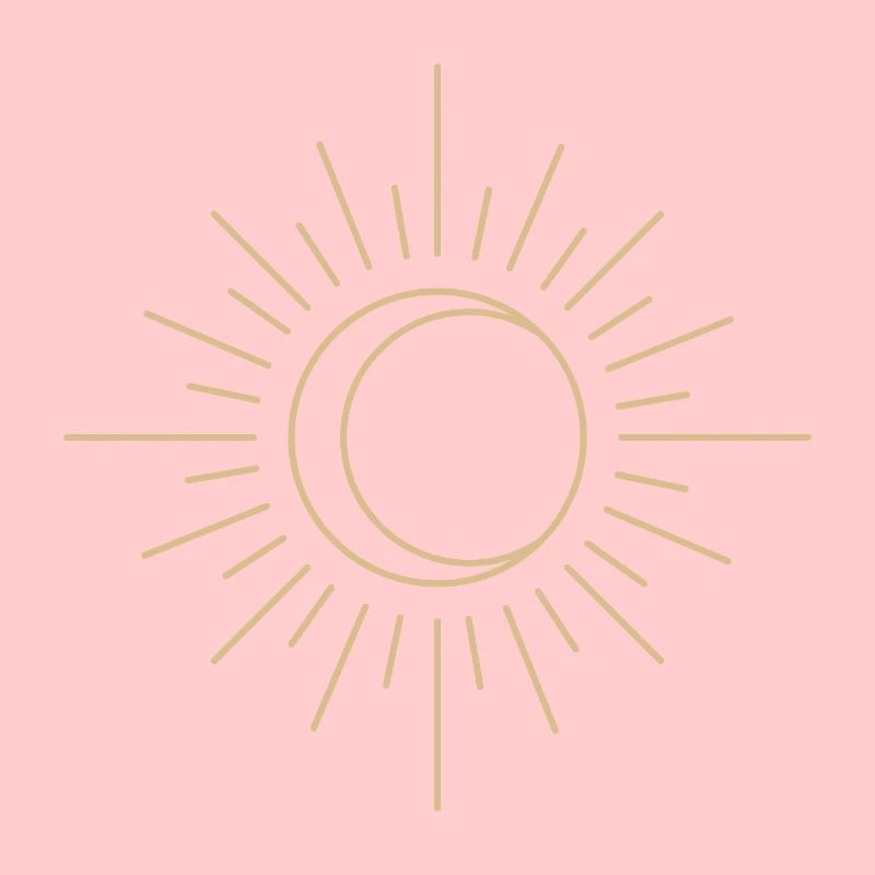 moon and sun