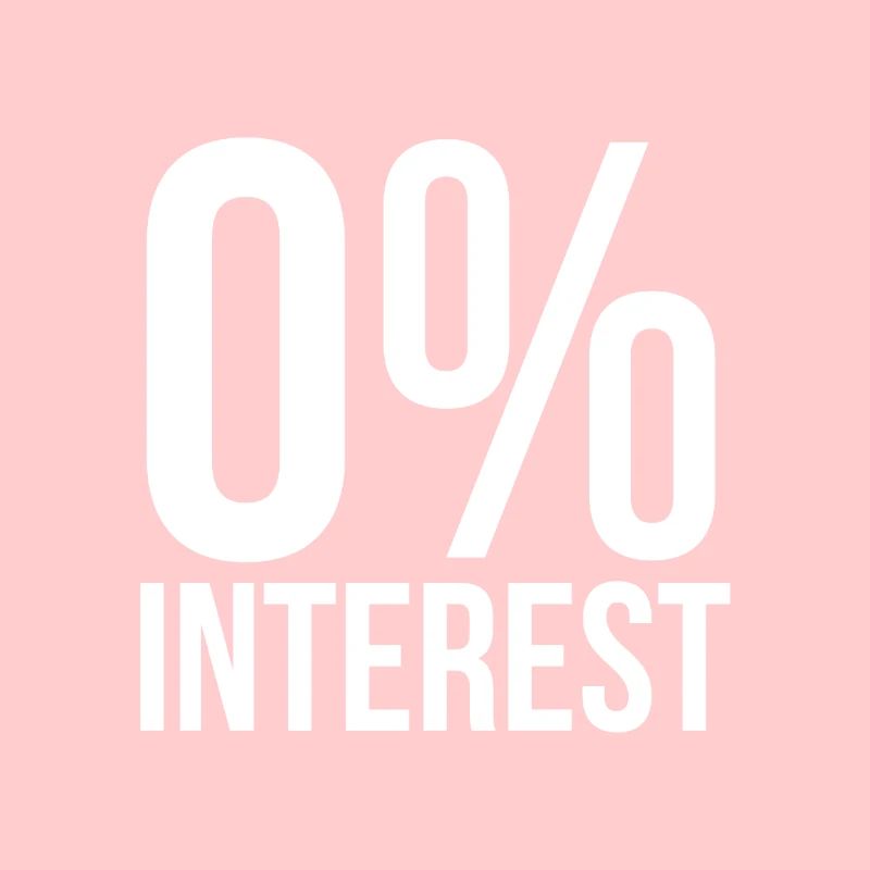 0% interest