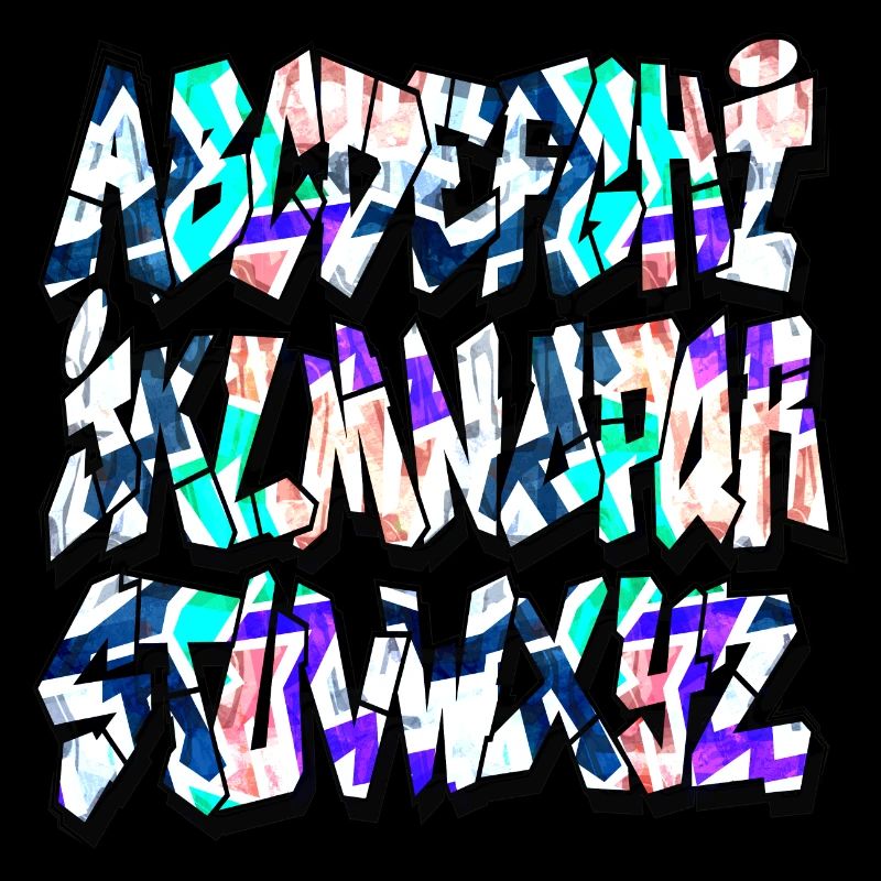 Graffiti-Alphabet