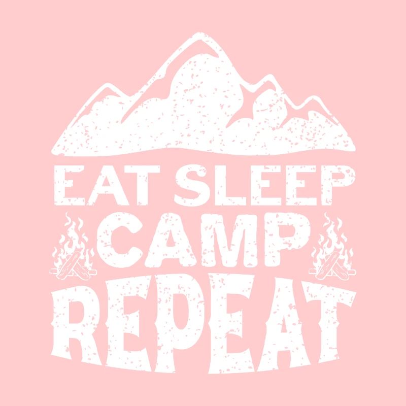 Manger le camp de sommeil répéter
