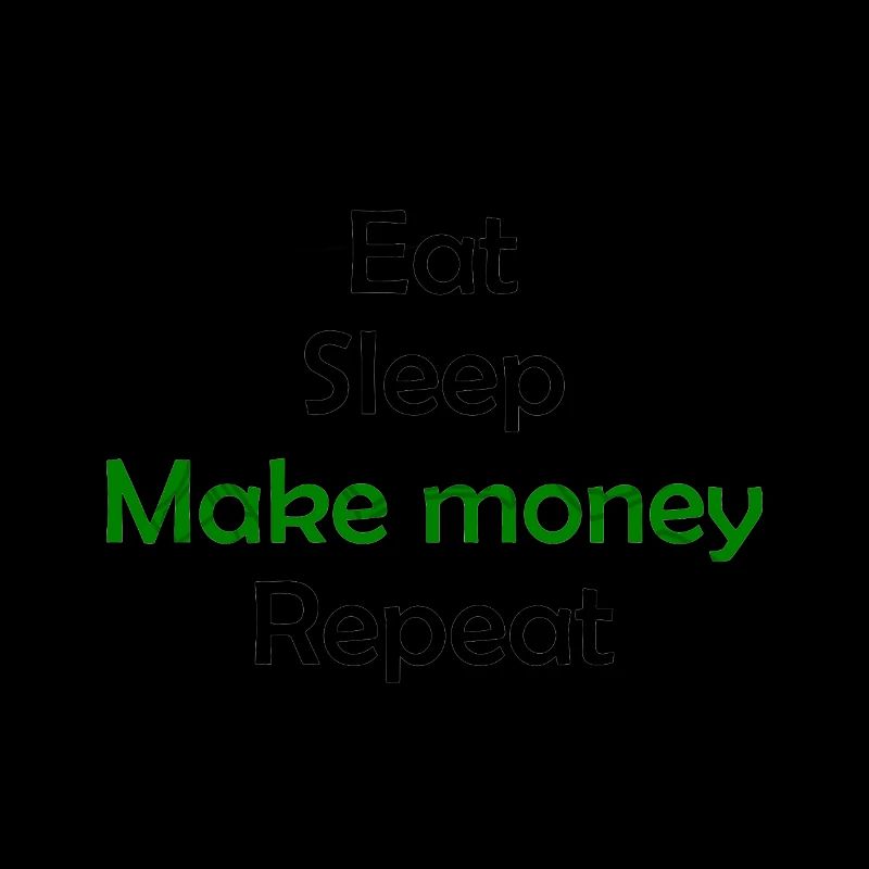 Manger - dormir - gagner - gagner de l’argent - répéter