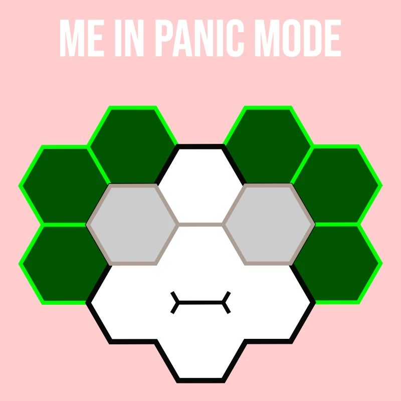 Me in panic mode