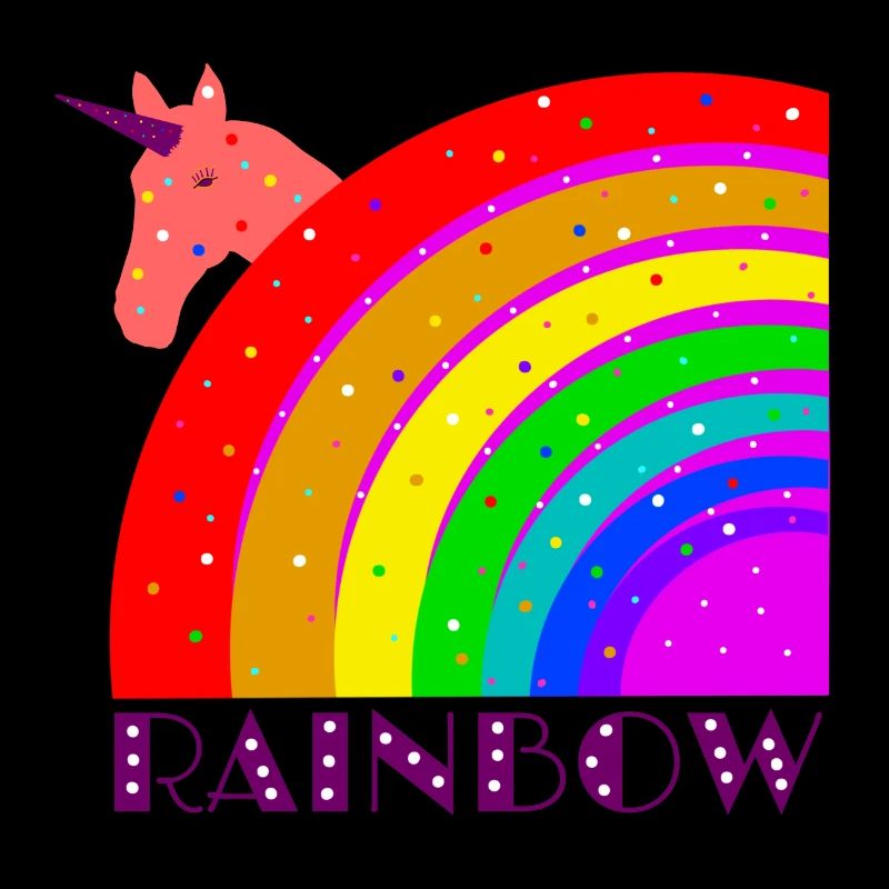 Regenbogen mit Einhorn