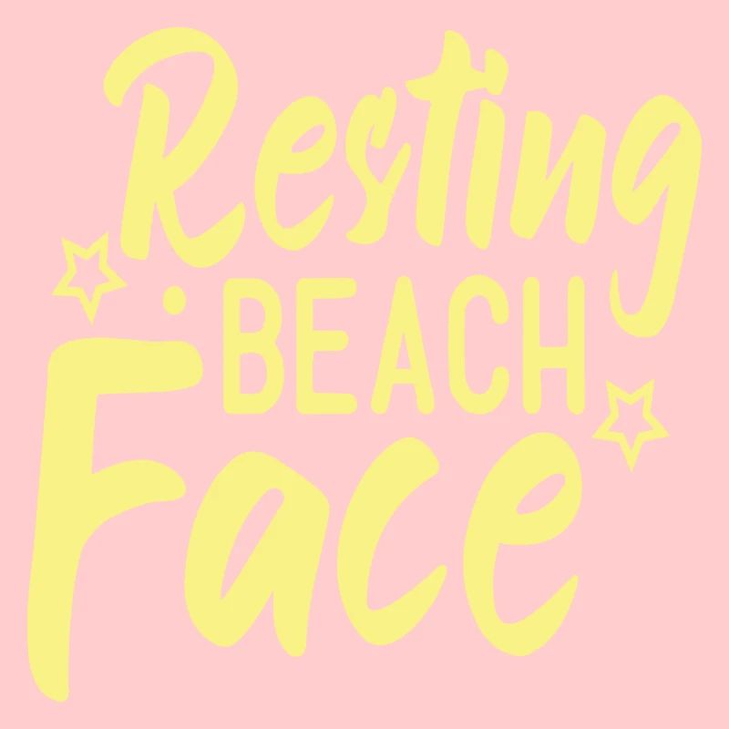 Resting Beach Face