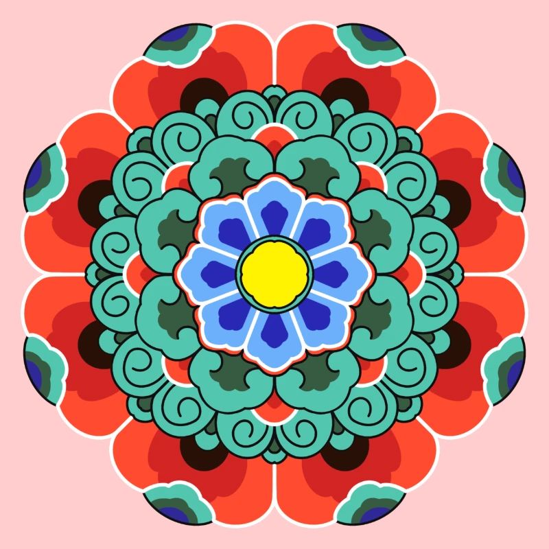 Dancheong 단청 - single