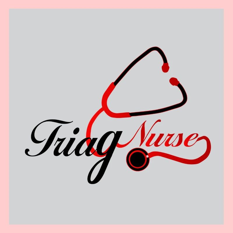 Conception de t-shirt infirmière