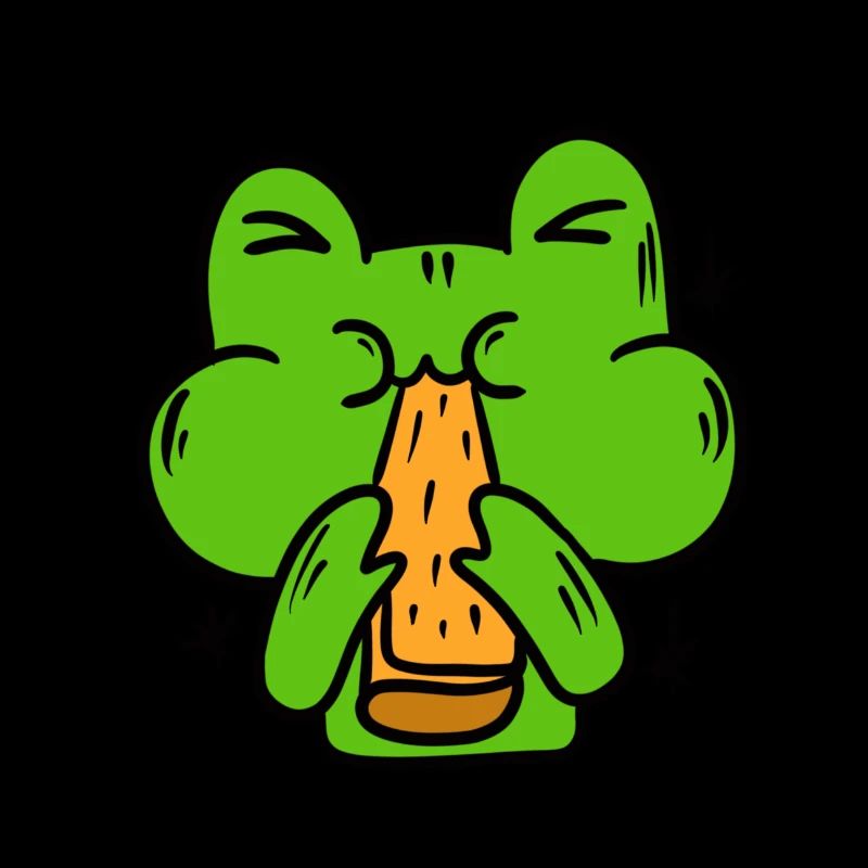 Funny frog, toad