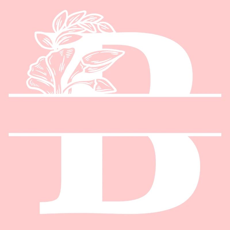 Personalisierter floraler B-Brief