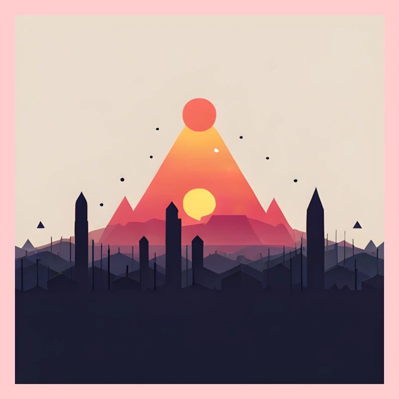 pyramide abstraite