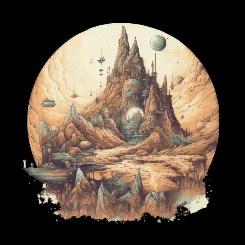 Futuristic life on planets