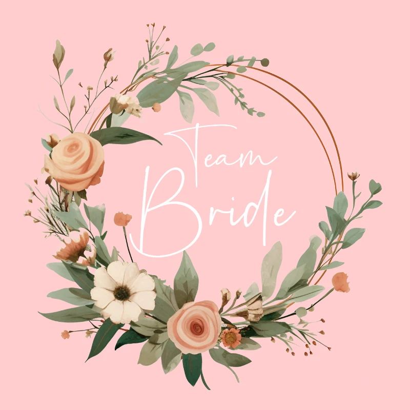 Couronne de fleurs de l’équipe Bride