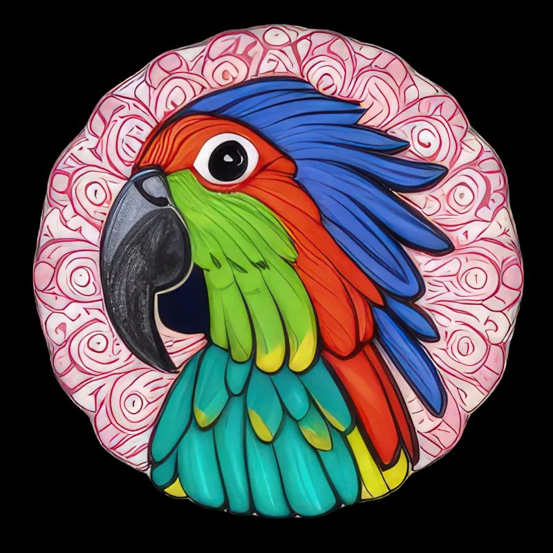 beautiful bright parrot |