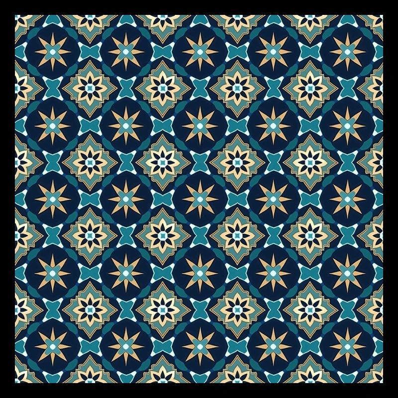 Tiles Seamless Pattern Motif Geometric Modern Art