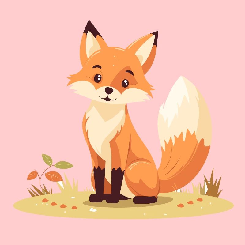 Junger Fuchs Clipart Rotfuchs