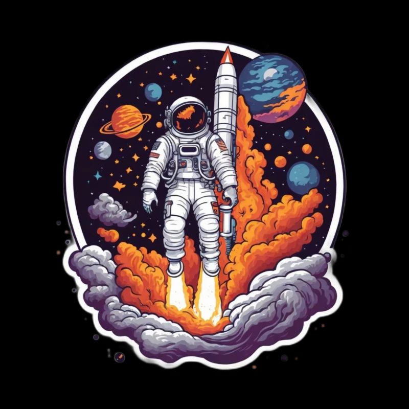 Univers de lancement de fusée
