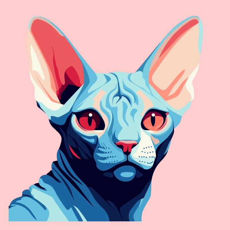 Blaue Katze