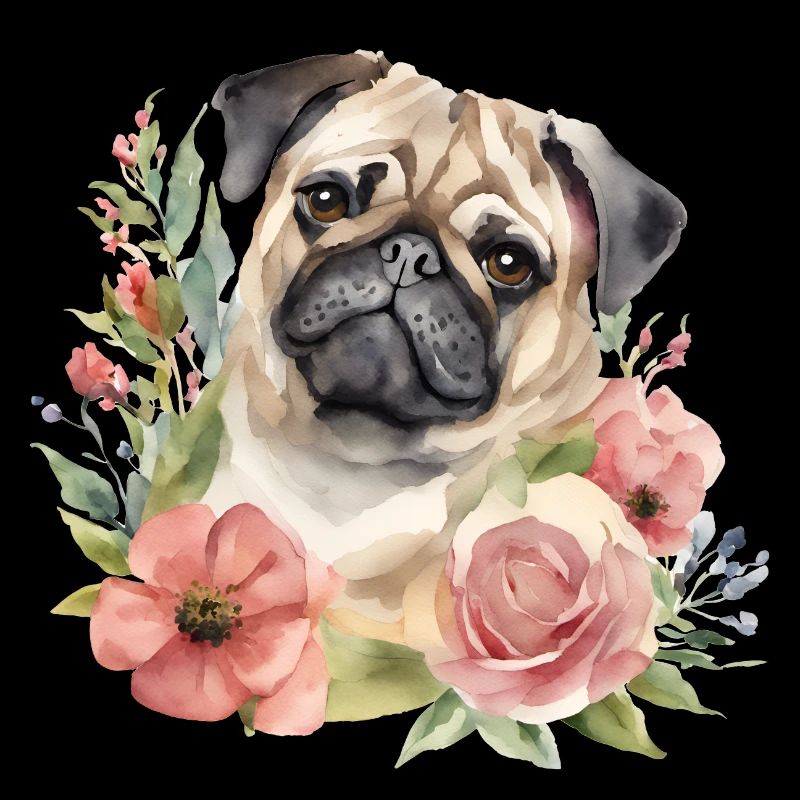 Flower pug