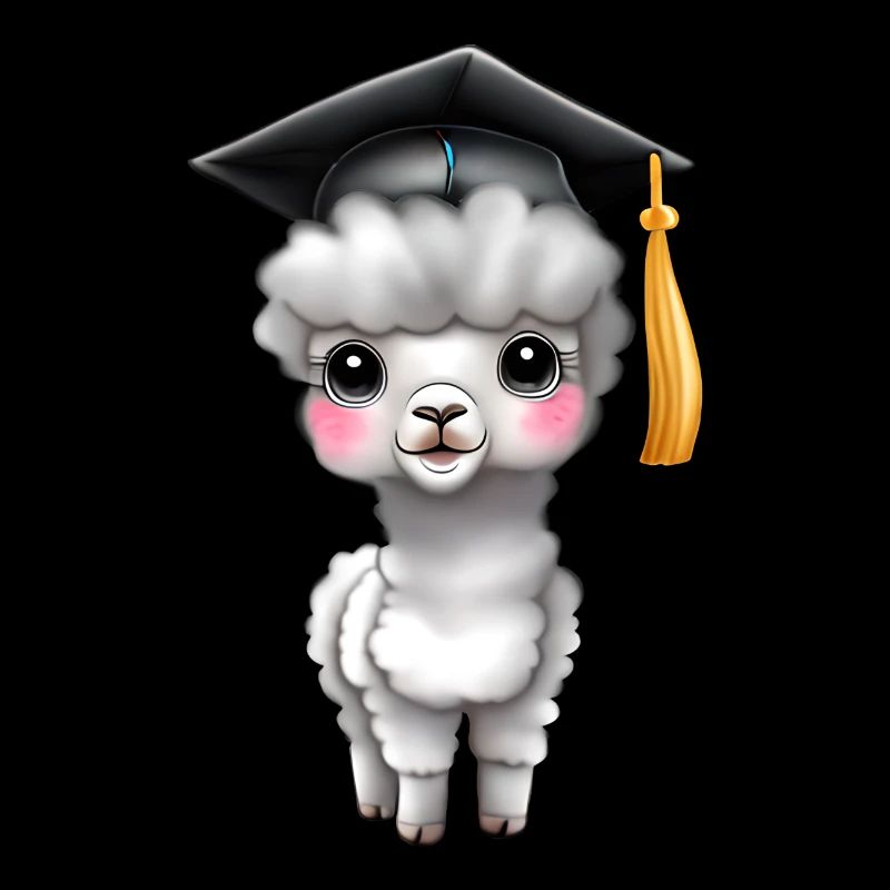 Bachelor Alpaka Studium Absolvent Schulabschluss