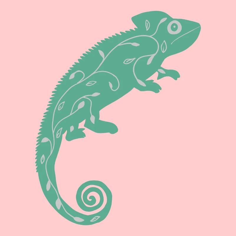 Caméléon vert