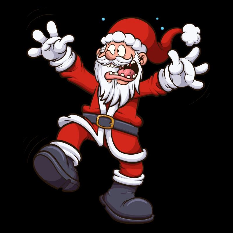 Père Noël effrayé