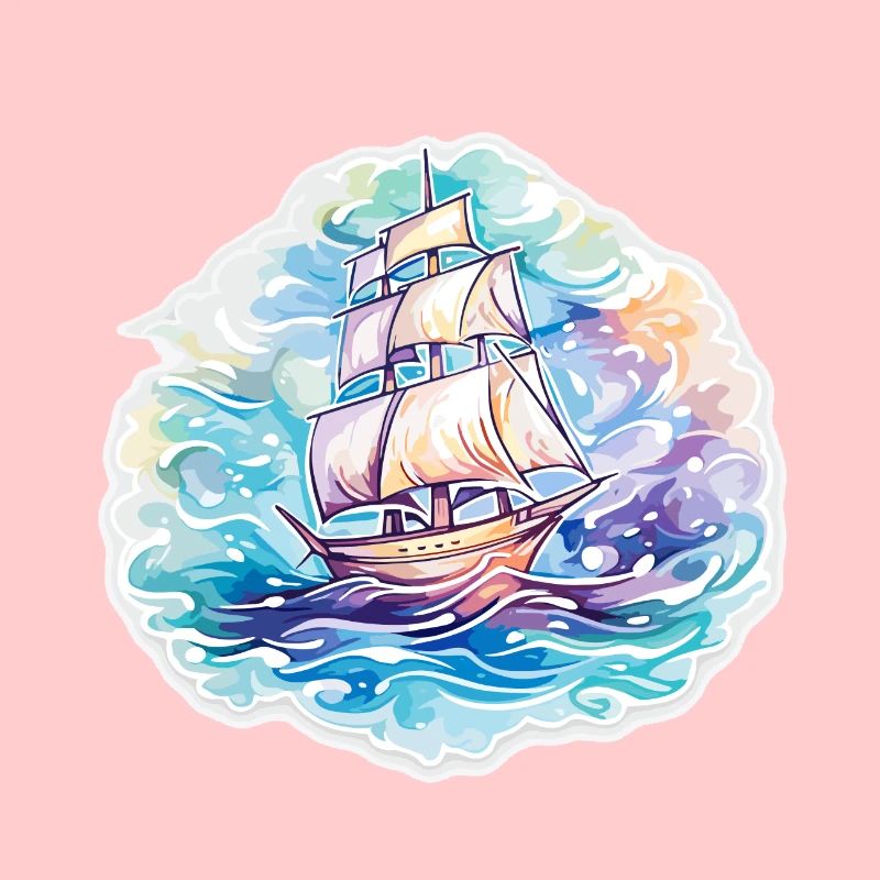 Sailboat - illustration