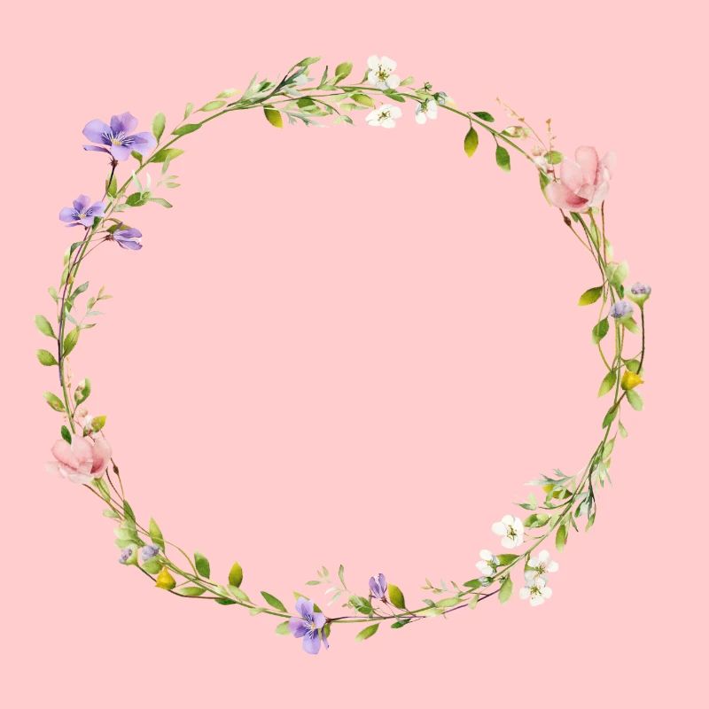 Couronne de fleurs de champ Boho personnalisable