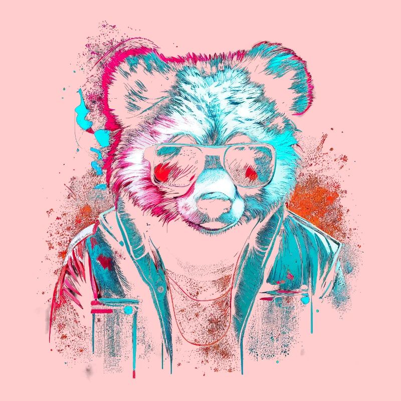 Panda cyberpunk