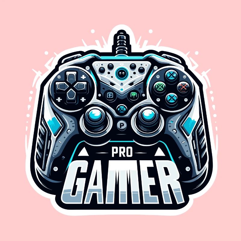 Pro Gamer - Controller Illustration