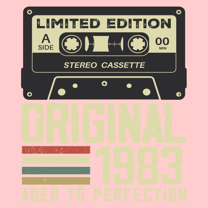 41. Jubiläumsgeschenk im Retro-Stil 1983