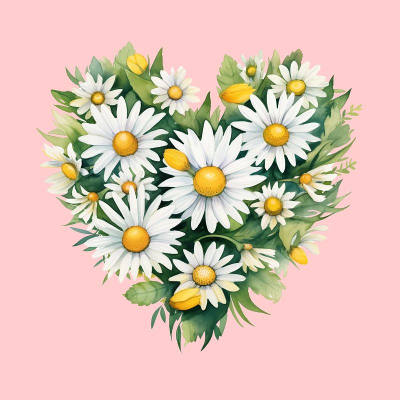 Gänseblümchen-Herz