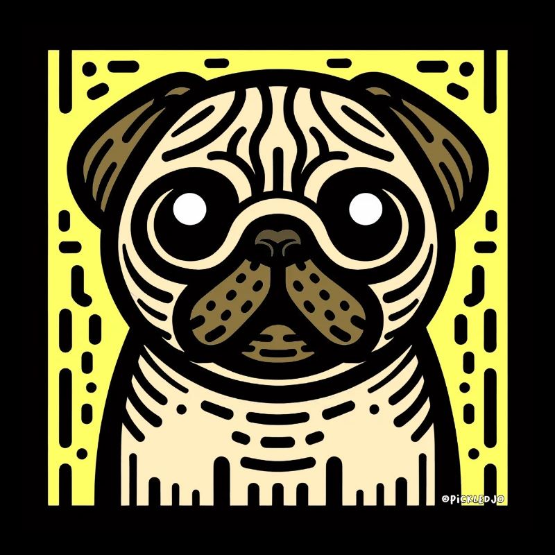 Mops Pop Art