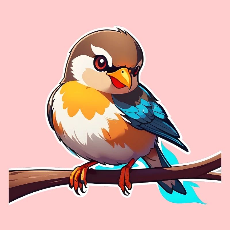 Junger Spatz
