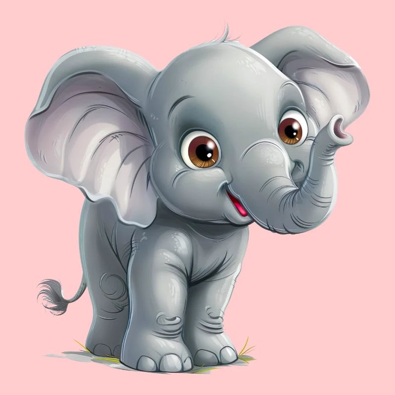 Petit éléphant drôle