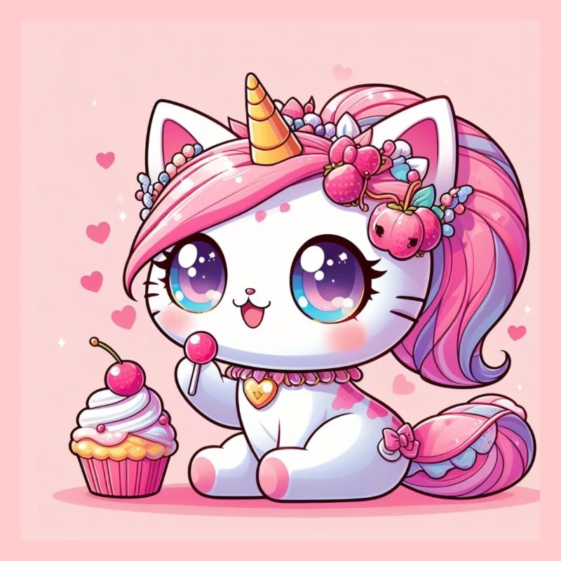 Einhorn-Katze