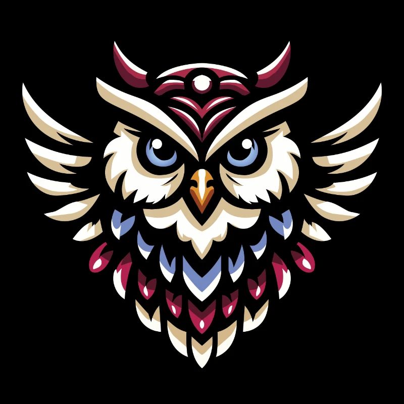 Coole fliegende Eule