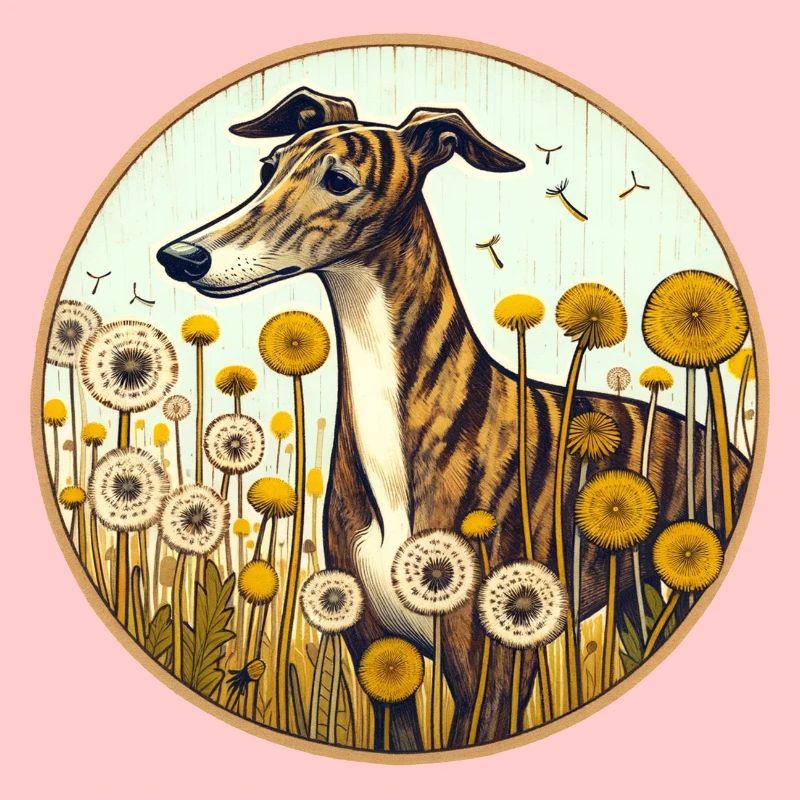 Gestromter Windhund