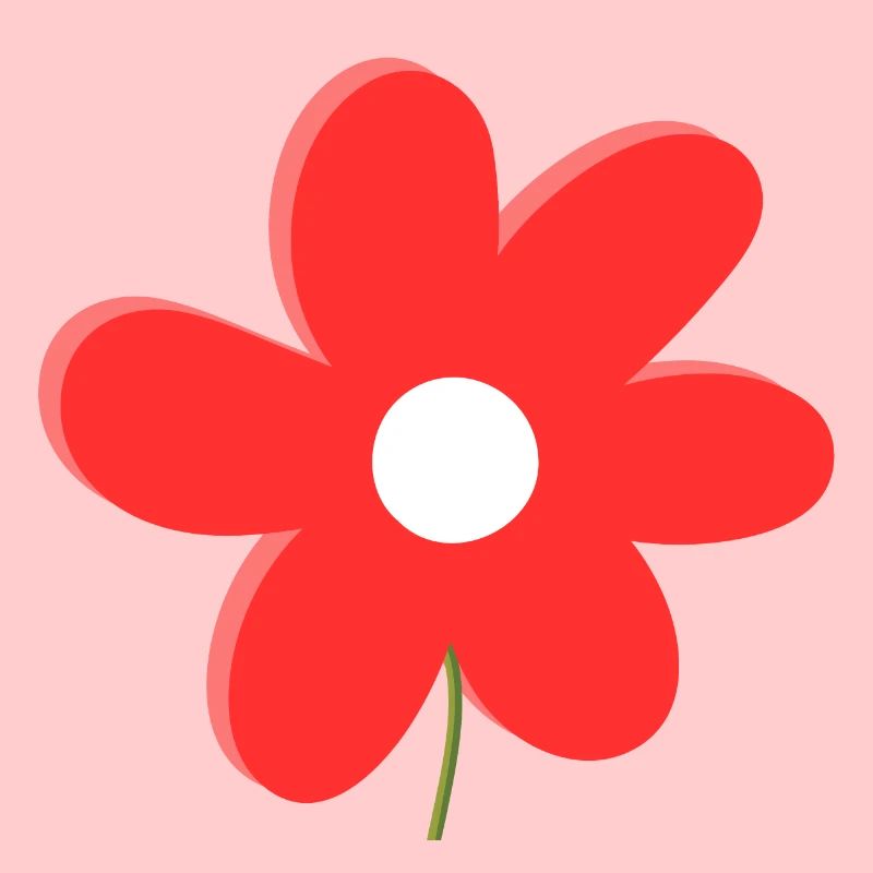 Rote Gänseblümchenblume