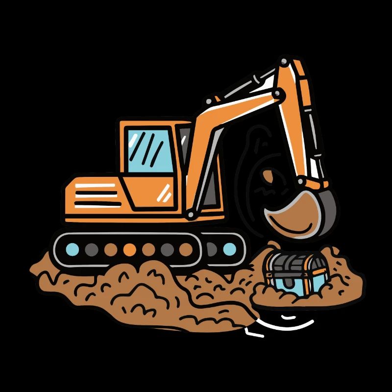 Kinder Bagger Baustelle