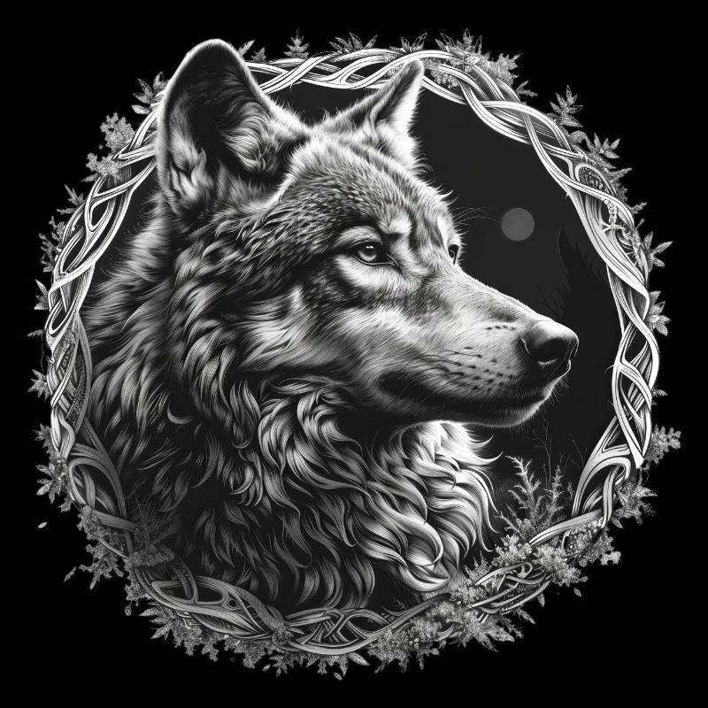 Loup Vikings Celtes Fenriswolf Fenris