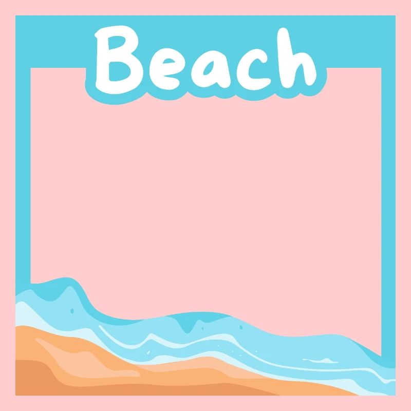 Plage de rêve dans un cadre