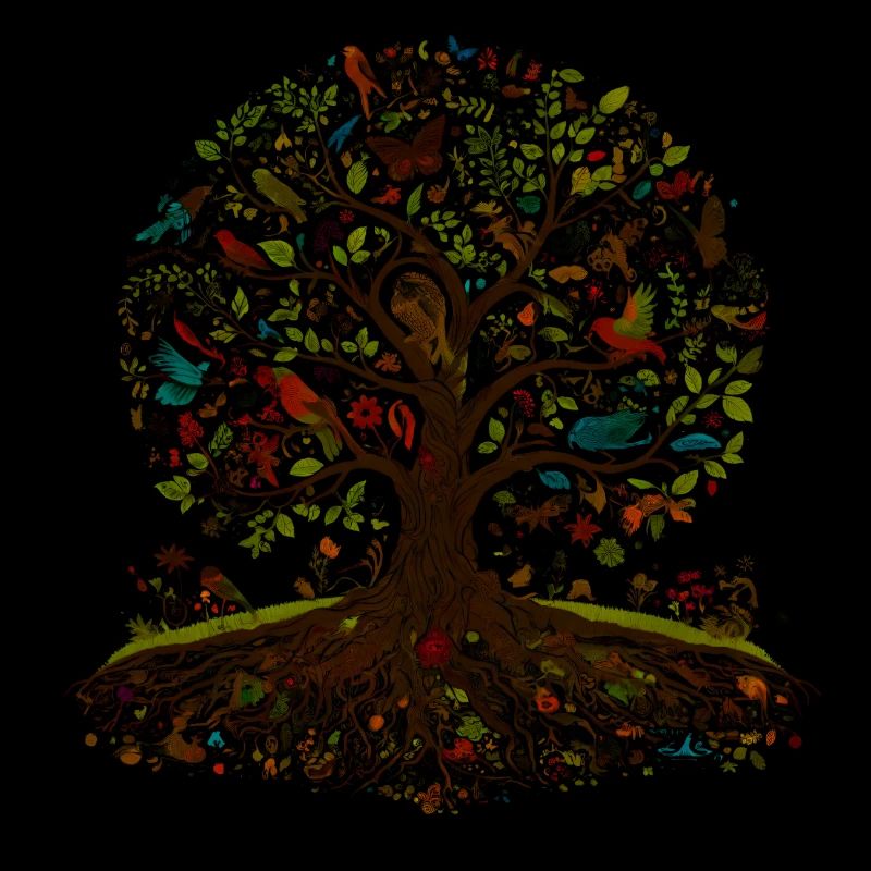 Lebendiger Lebensbaum