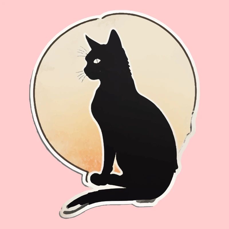 Silhouette de chat