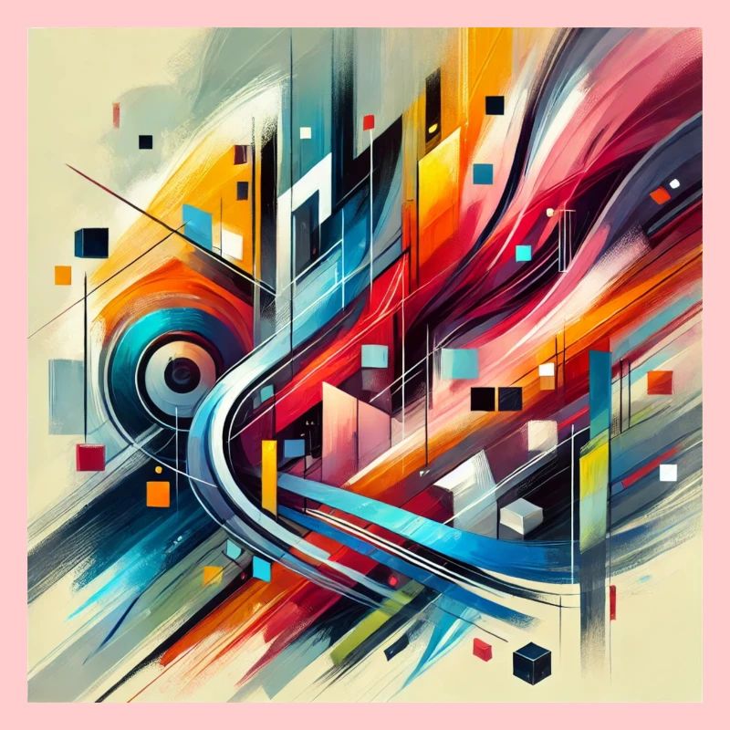 Lebendige Harmonie - Abstraktes Gemälde