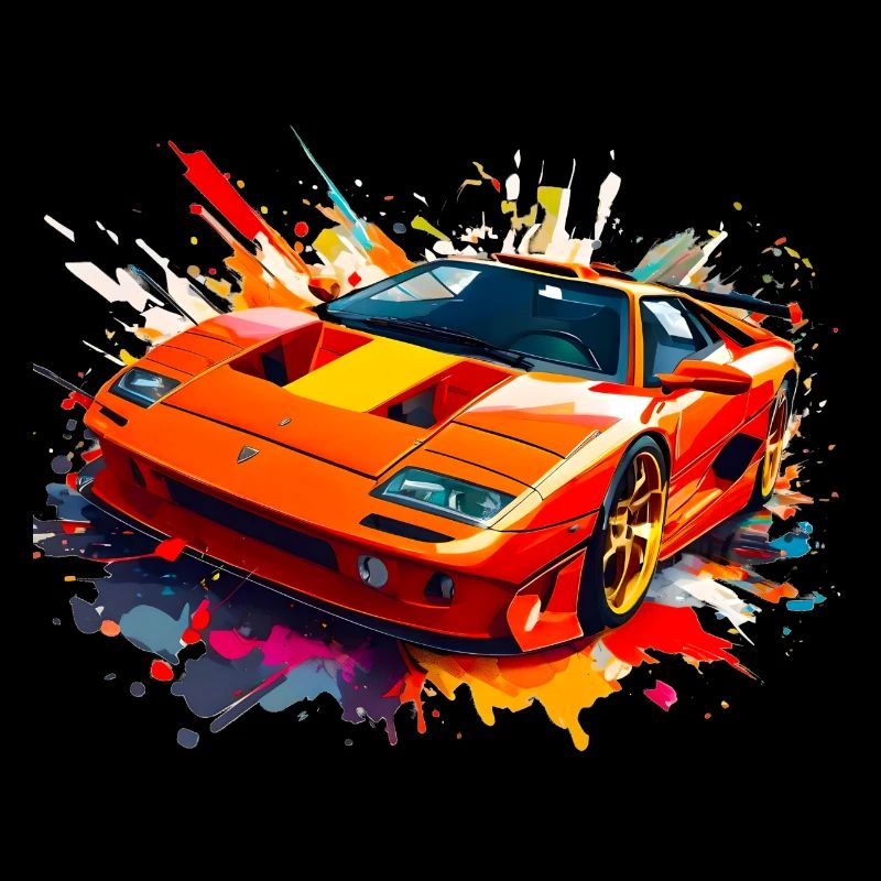 Neon Supercar