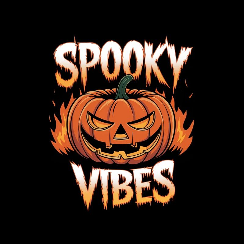 Gruselige Kürbislaterne – Spooky Vibes