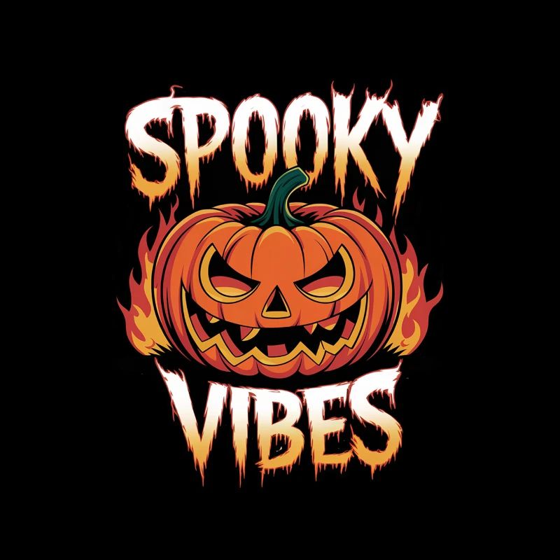 Gruselige Kürbislaterne – Spooky Vibes