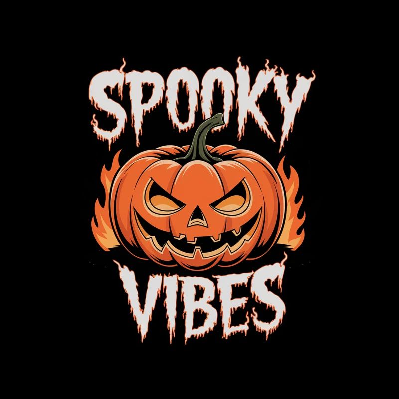 Gruselige Kürbislaterne – Spooky Vibes