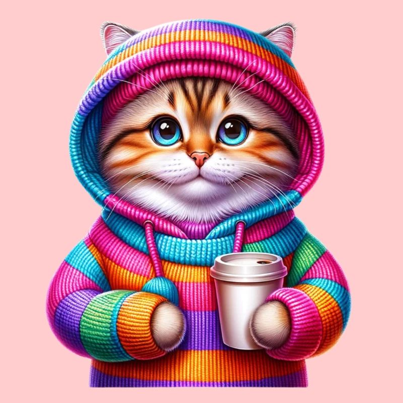 Bunte Katze