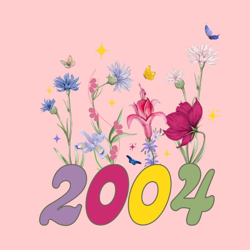Année de naissance 2004 fleurs sauvages